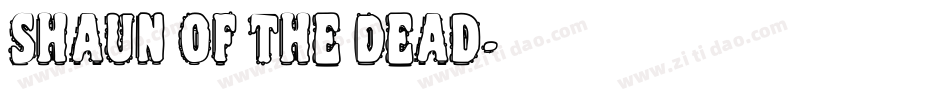 Shaun of the Dead字体转换